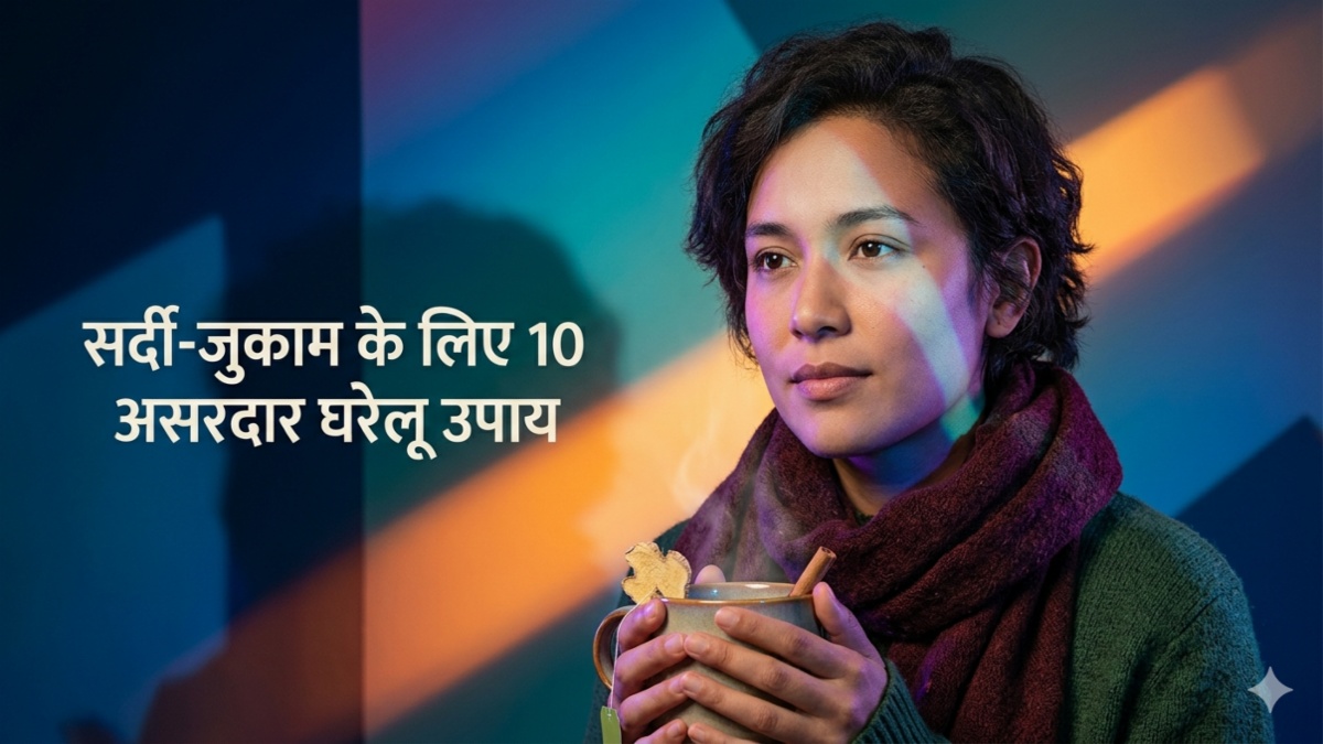 सर्दी-जुकाम के लिए 10 असरदार घरेलू उपाय | Cold & Cough Home Remedies in Hindi